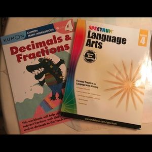 Spectrum Language Arts & Kumon Decimals Fractions